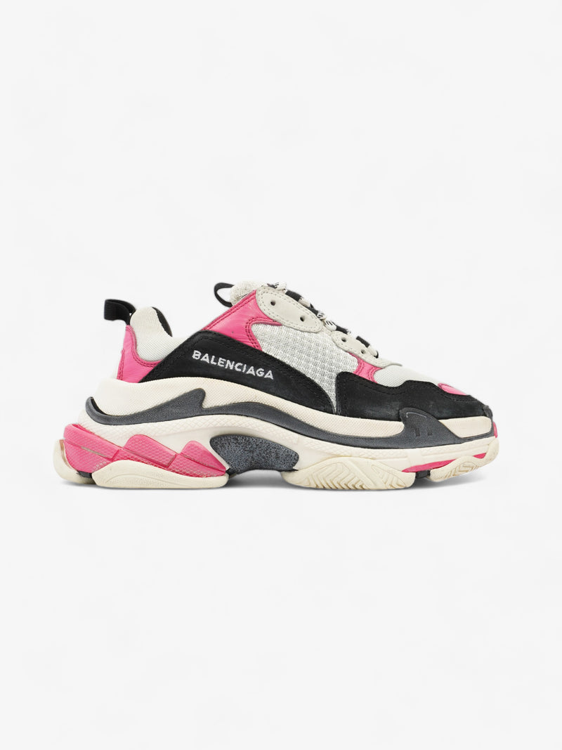  Triple S White / Black / Pink Mesh EU 37 UK 4