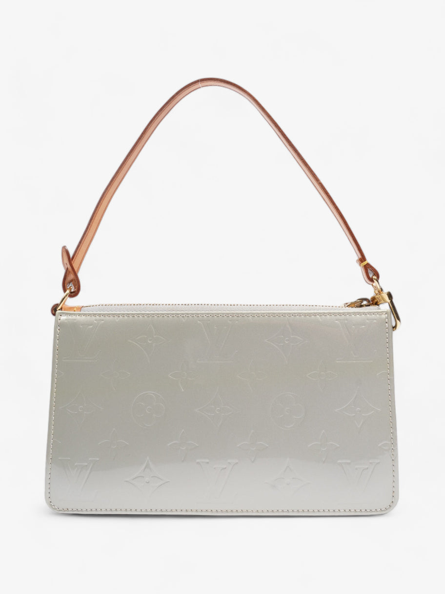 Louis Vuitton Pochette Mini Monogram Vernis / Silver Patent Leather Image 4