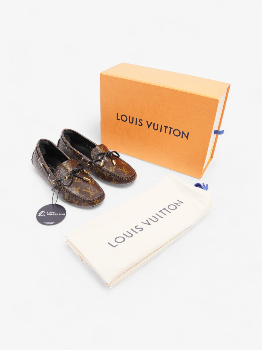 Louis Vuitton Gloria Loafers Monogram Coated Canvas EU 36.5 UK 3.5 Image 10