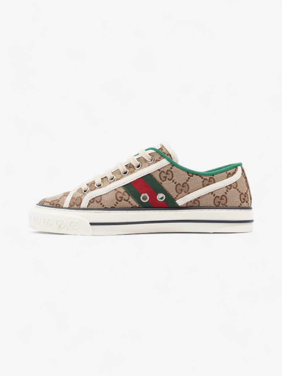 Gucci Tennis 1977 Sneakers Beige Monogram / White / Green Canvas EU 36.5 UK 3.5 Image 3