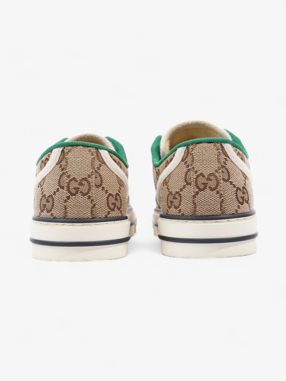 Gucci Tennis 1977 Sneakers Beige Monogram / White / Green Canvas EU 36.5 UK 3.5 Image 6