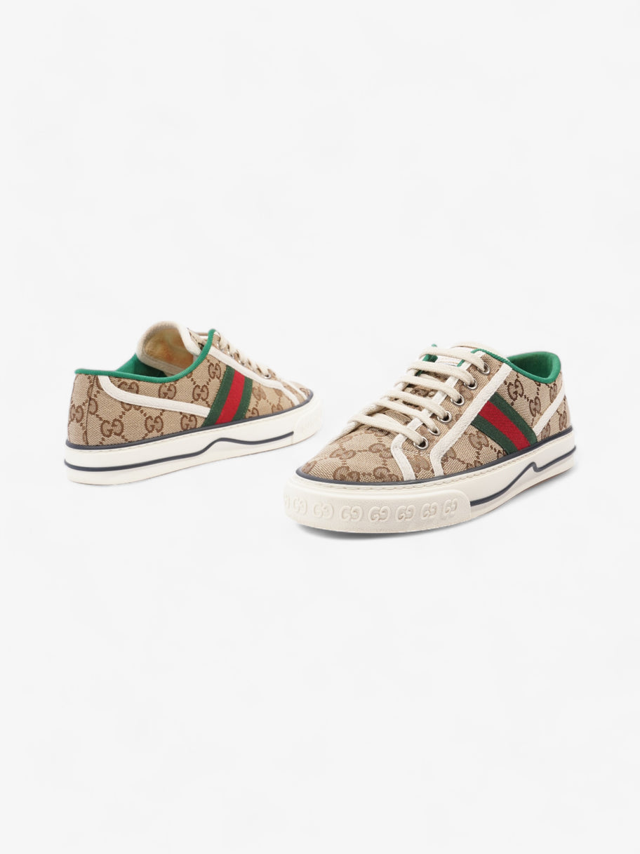 Gucci Tennis 1977 Sneakers Beige Monogram / White / Green Canvas EU 36.5 UK 3.5 Image 9