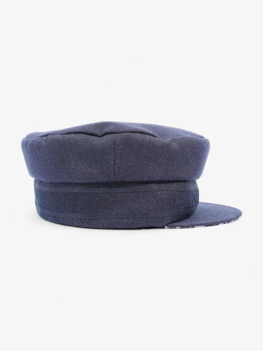 DiorTravel Cap  Navy Blue Cotton 58 Image 4