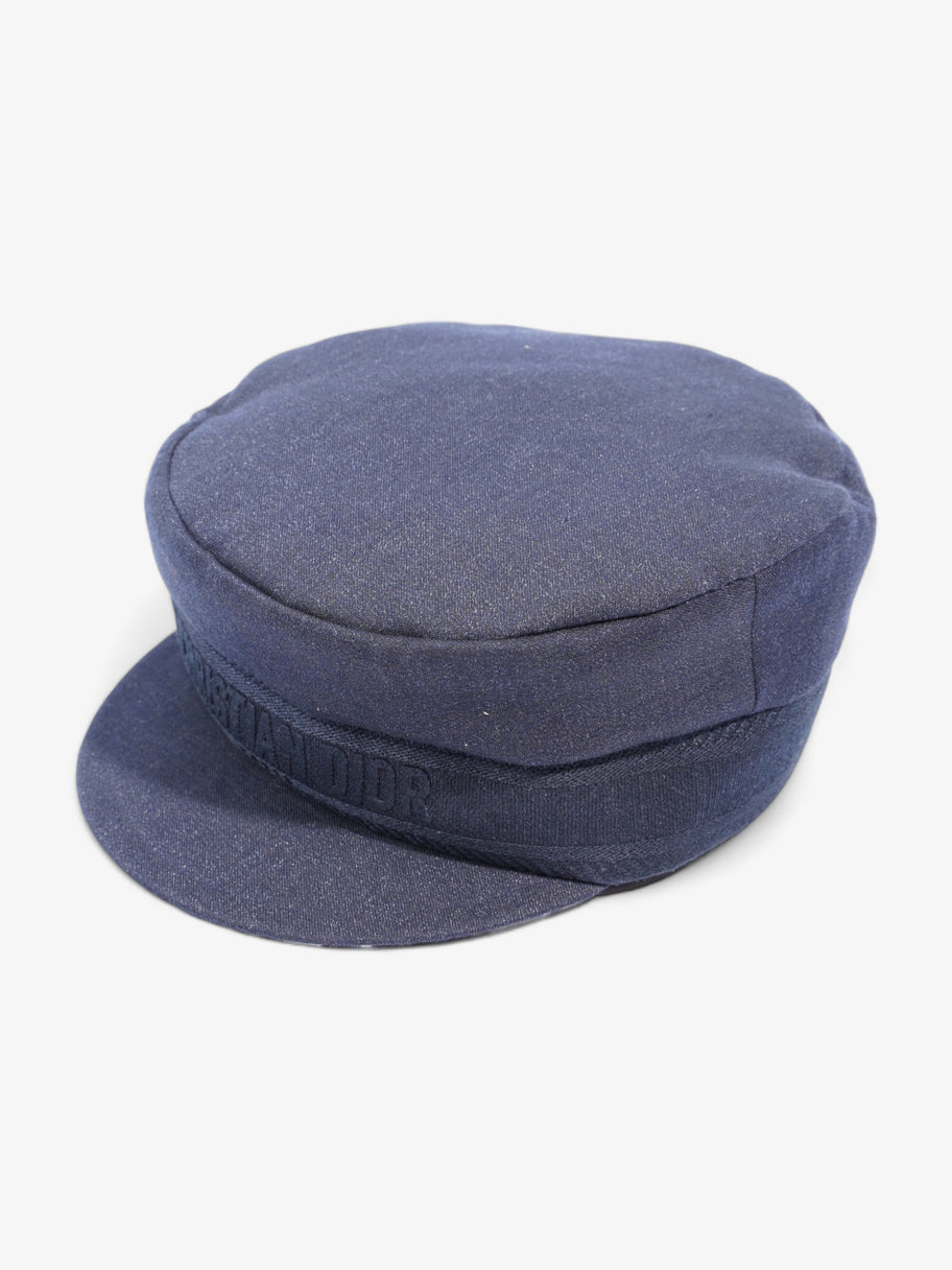 DiorTravel Cap  Navy Blue Cotton 58 Image 8