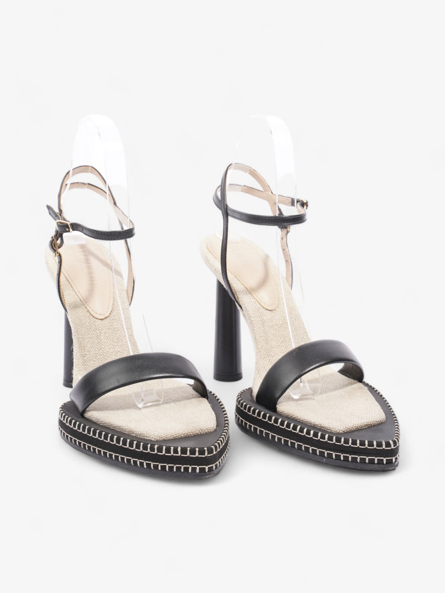 Jacquemus Les Sandales Novio 100mm Black / Natural Leather EU 36 UK 3 Image 2