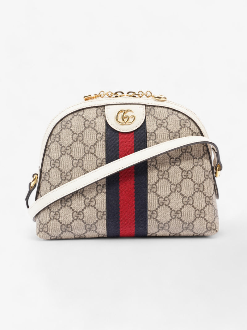  Gucci Ophidia GG GG Supreme / White Canvas Small