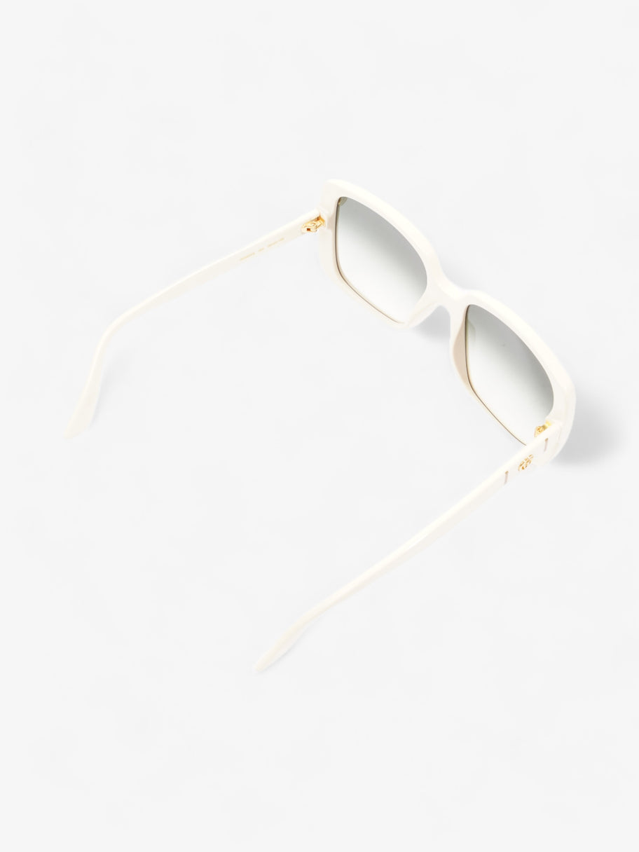 Gucci Oversized Sunglasses Cream Acetate 145mm Image 7