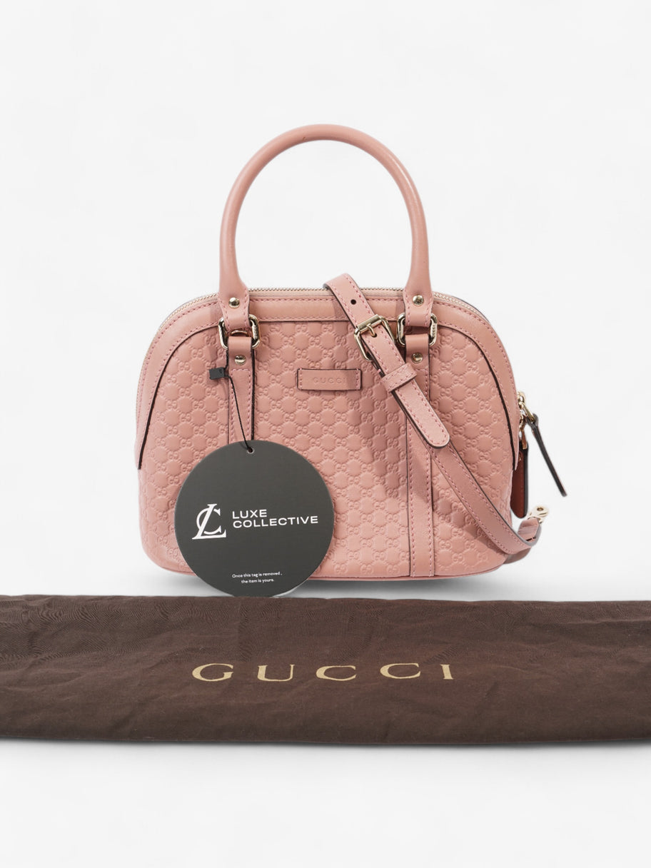 Gucci Dome Bag Pink Guccissima Leather Mini Image 9