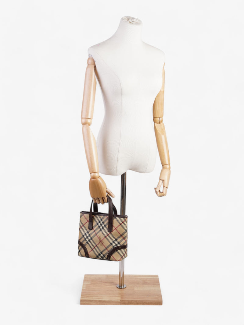  Burberry Check Handbag Nova Check PVC