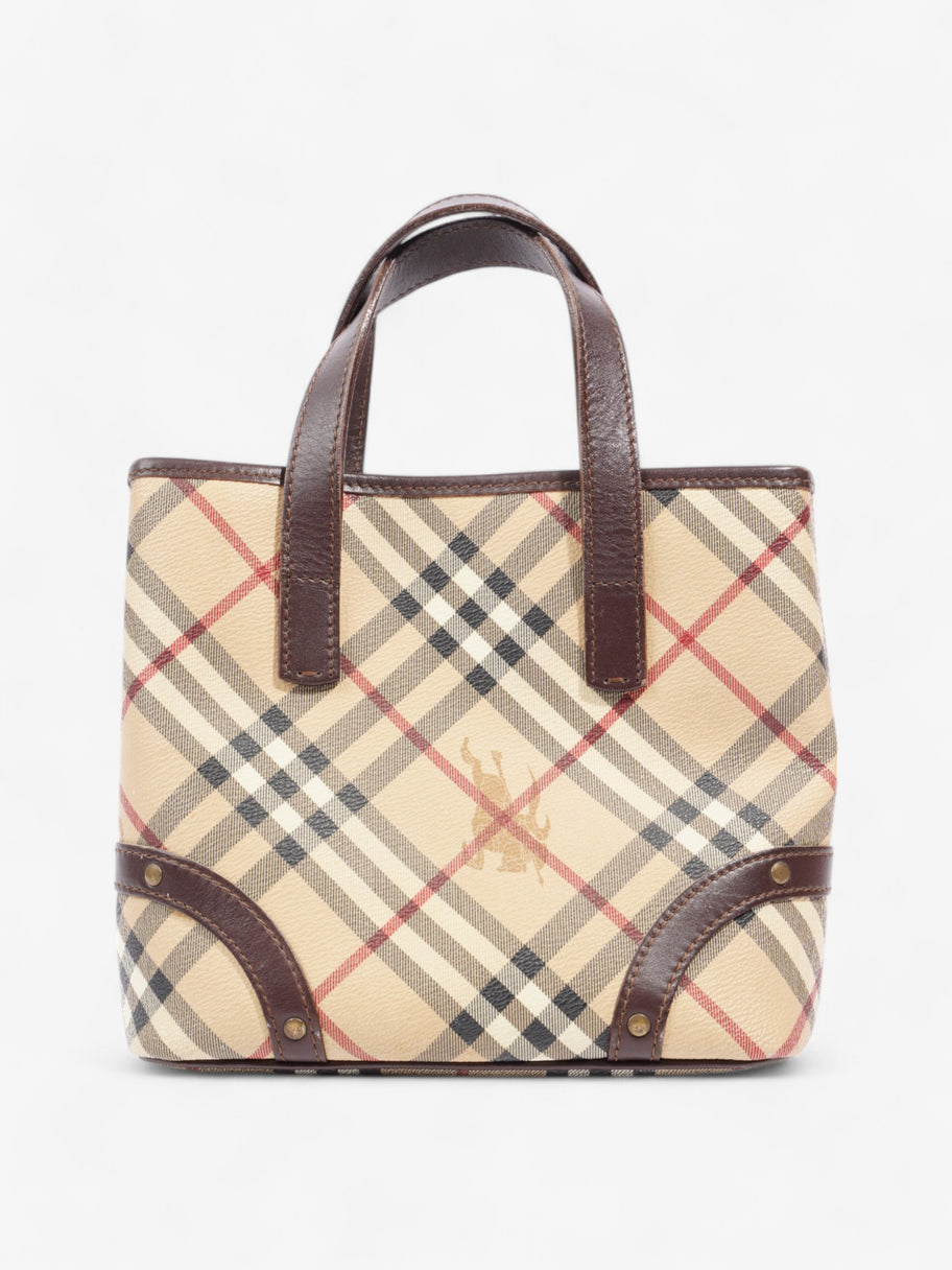 Burberry Check Handbag Nova Check PVC Image 4