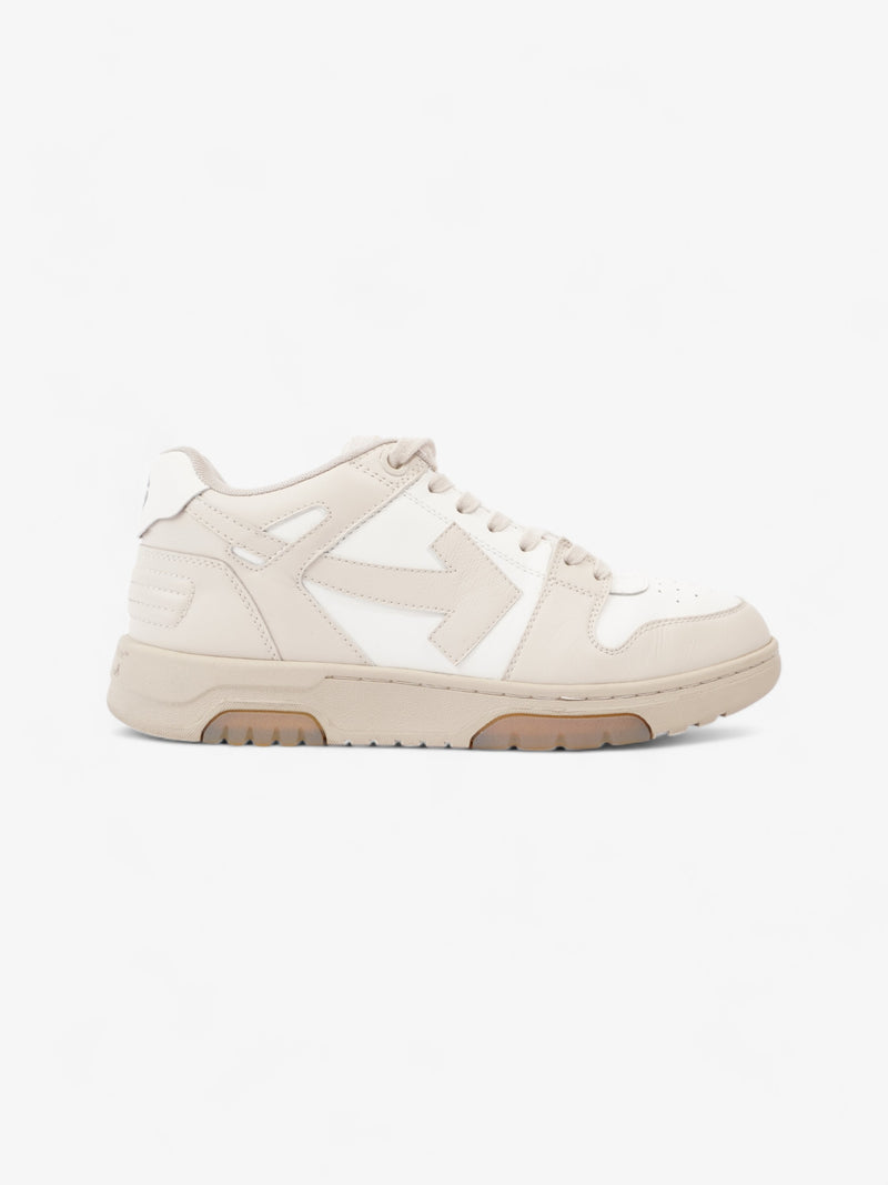  Off White Out Of Office Beige / White Leather EU 42 UK 8