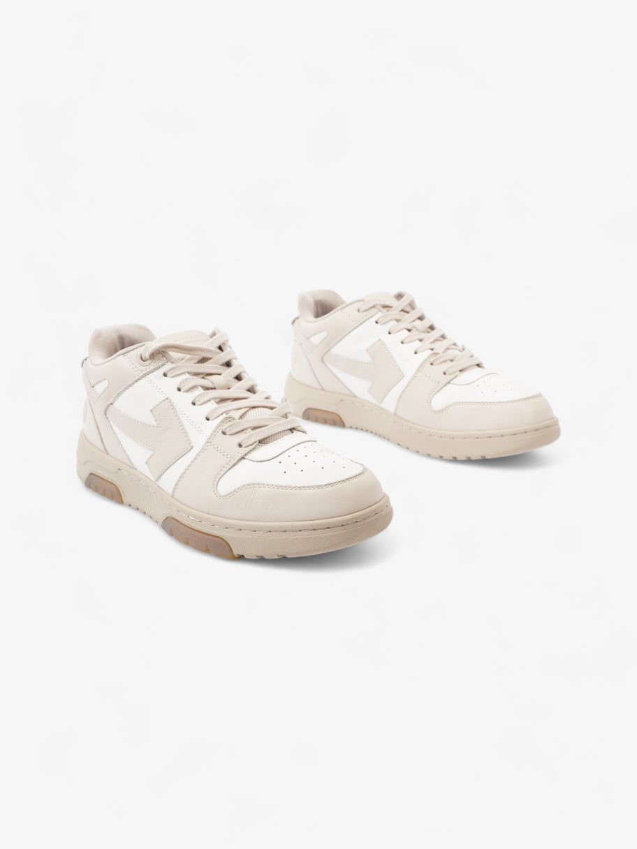 Off White Out Of Office Beige / White Leather EU 42 UK 8 Image 2