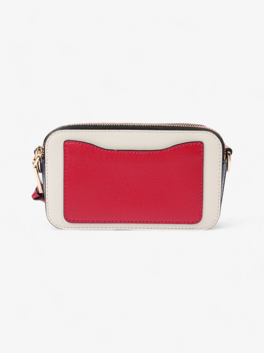 Marc Jacobs The Snapshot Bag White / Blue / Red Leather Image 4