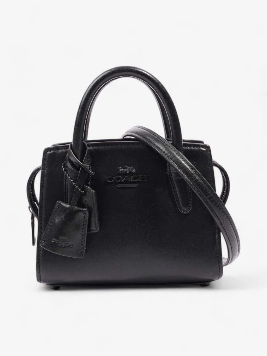 Coach Andrea Carryall Bag Black Leather Image 1