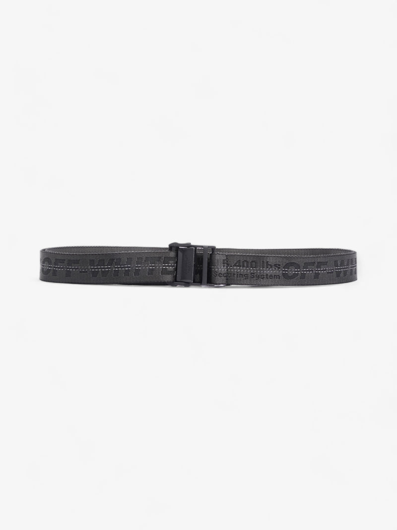  Off White Industrial Belt Black Fabric 200cm