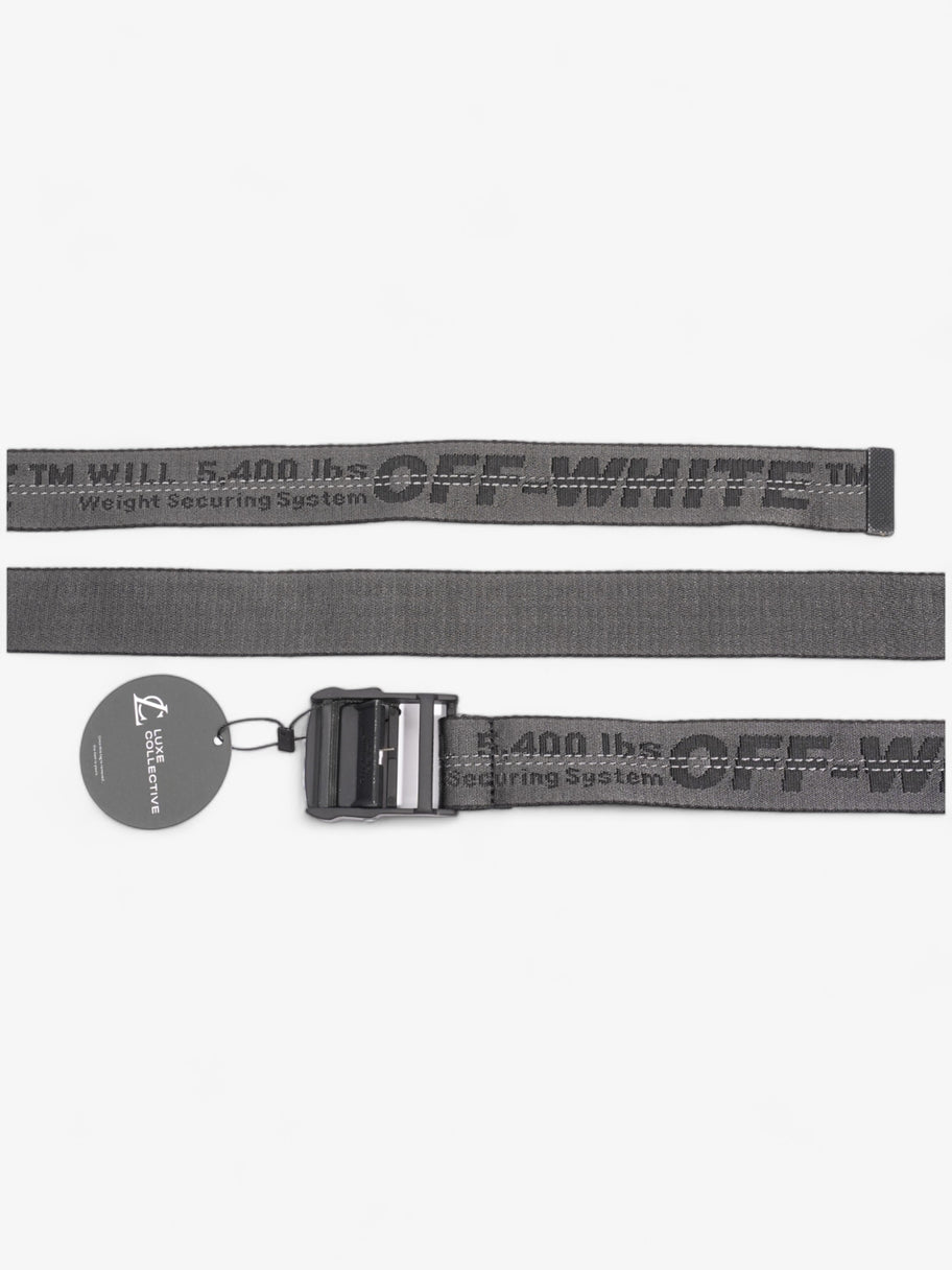 Off White Industrial Belt Black Fabric 200cm Image 8