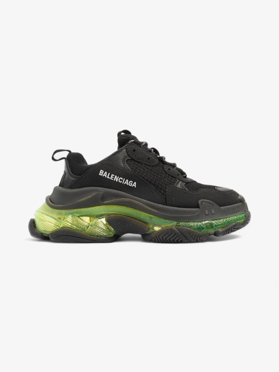 Triple S Clear sole Black / Green Mesh EU 38 UK 5 Image 1