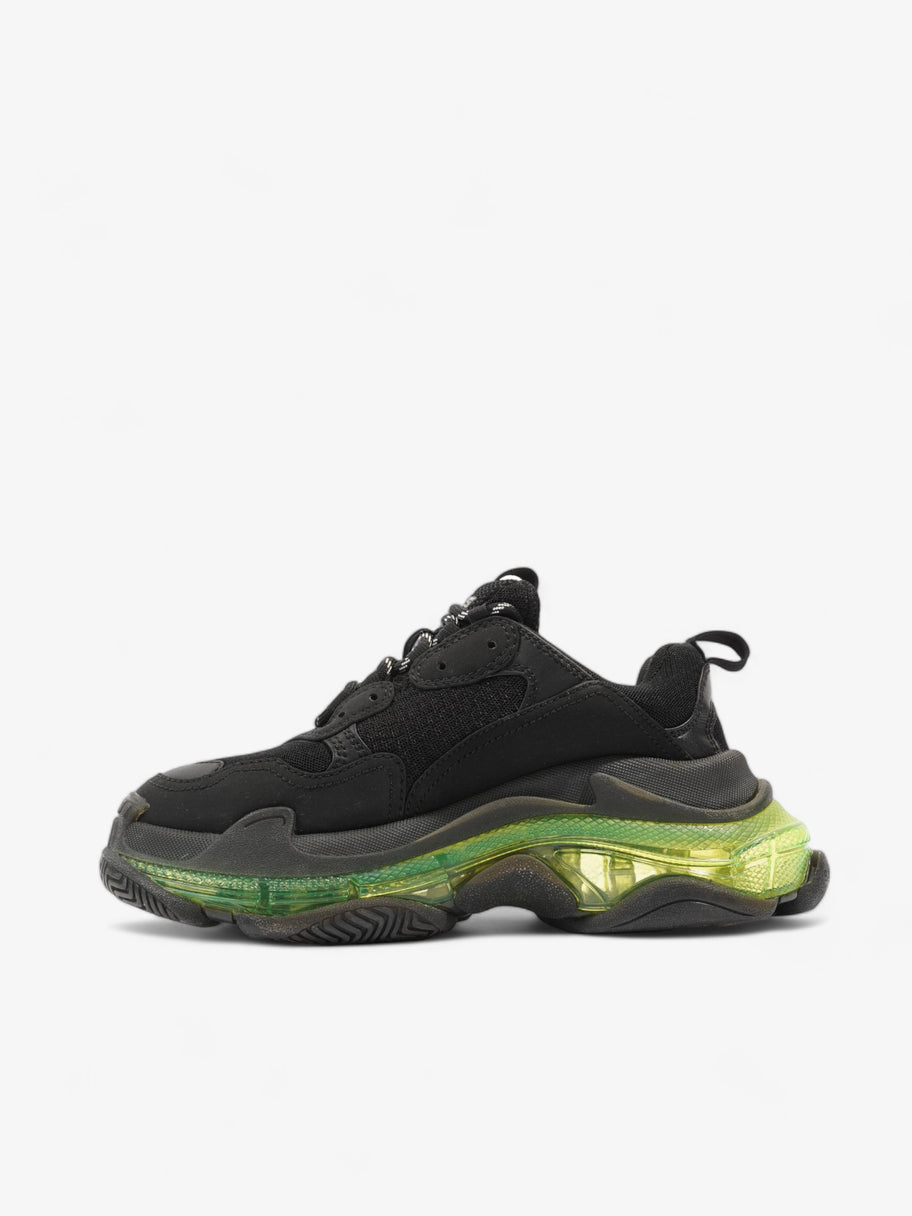 Triple S Clear sole Black / Green Mesh EU 38 UK 5 Image 3