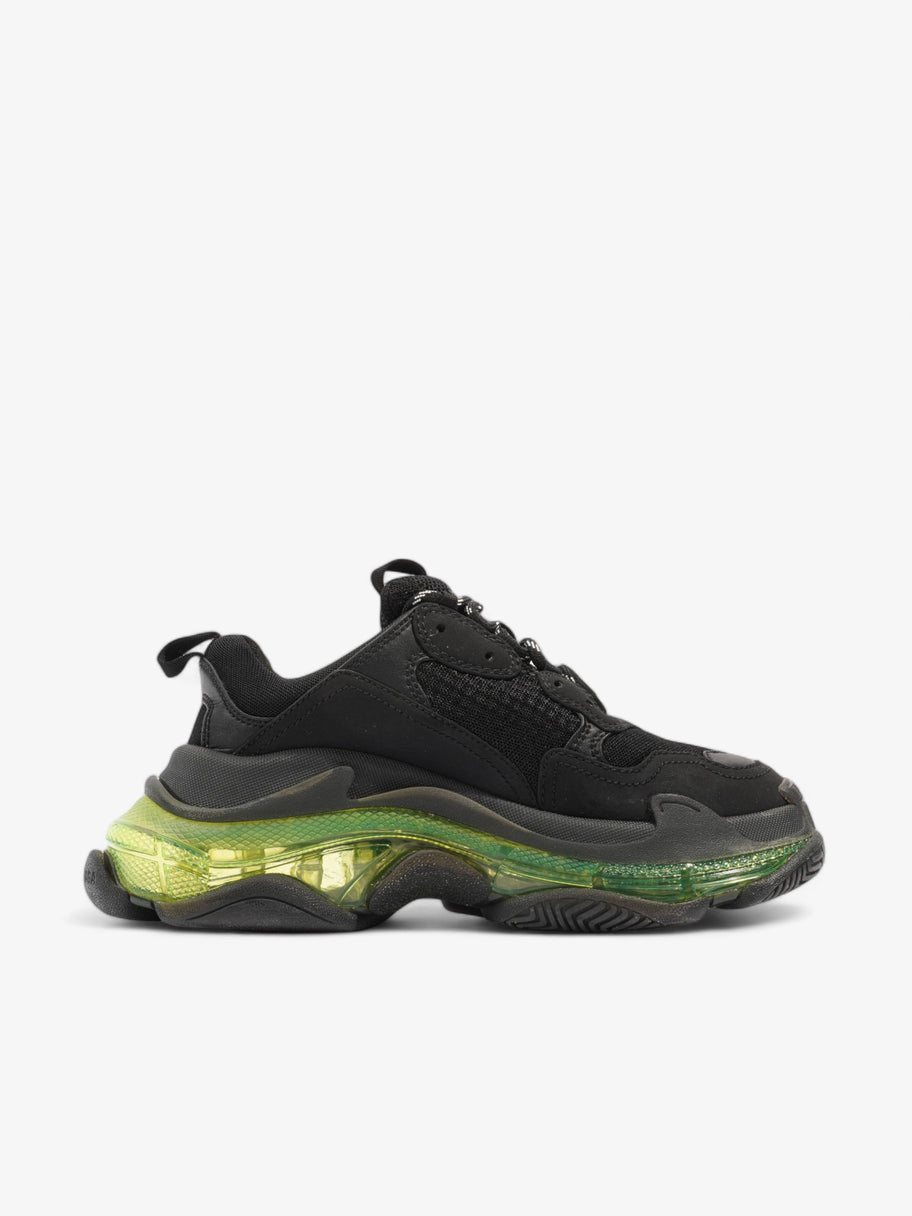 Triple S Clear sole Black / Green Mesh EU 38 UK 5 Image 4