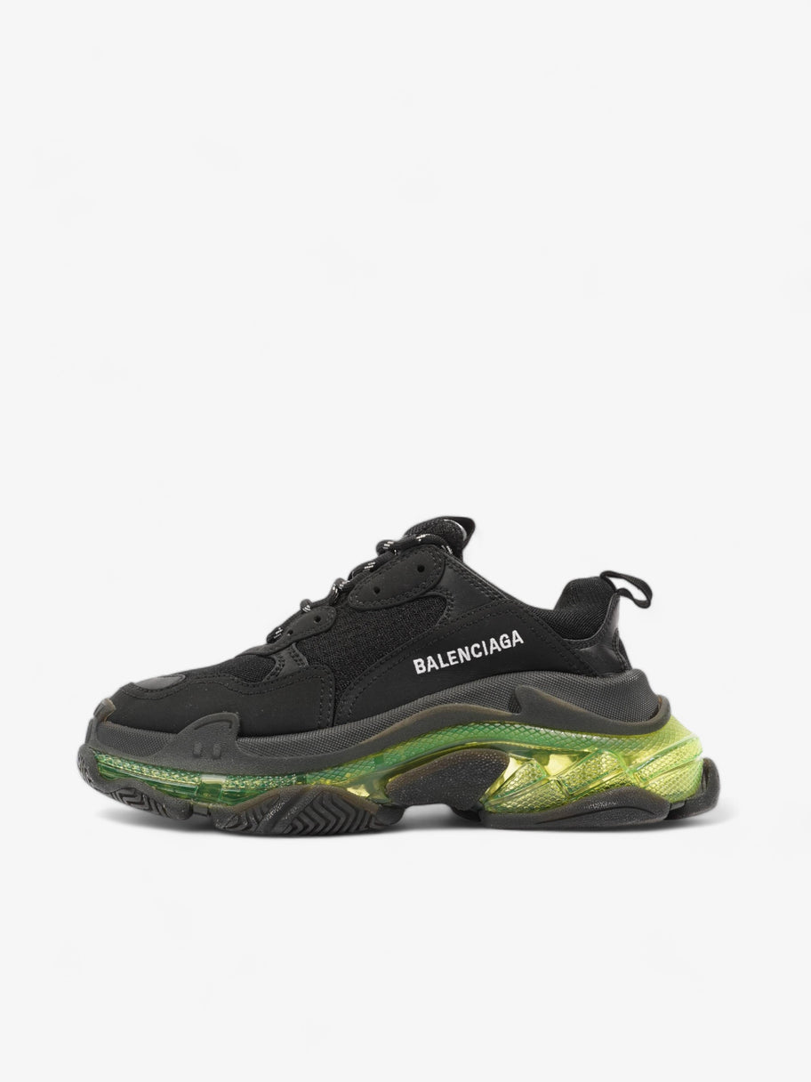 Triple S Clear sole Black / Green Mesh EU 38 UK 5 Image 5