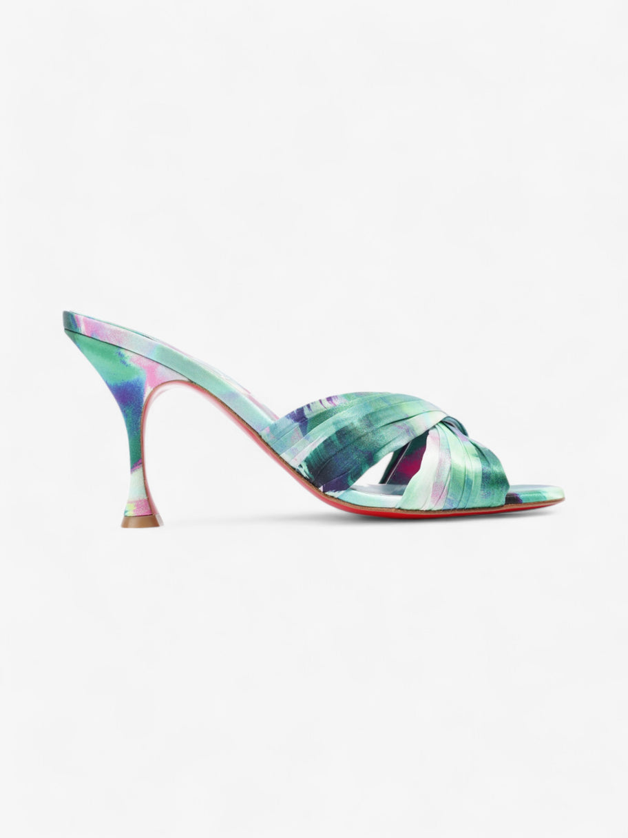 Christian Louboutin Nicol Is Back 85 Multicolour  Satin EU 39 UK 6 Image 1