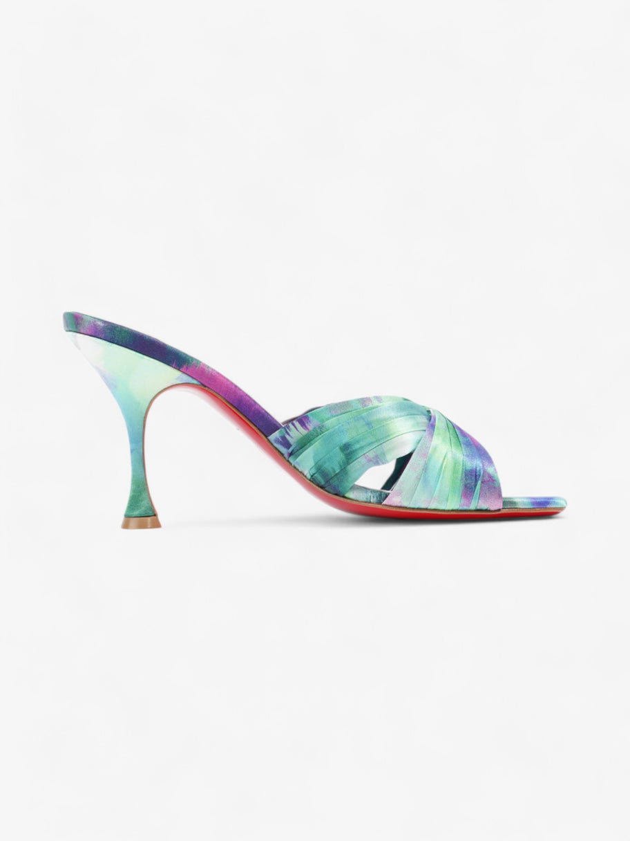 Christian Louboutin Nicol Is Back 85 Multicolour  Satin EU 39 UK 6 Image 4