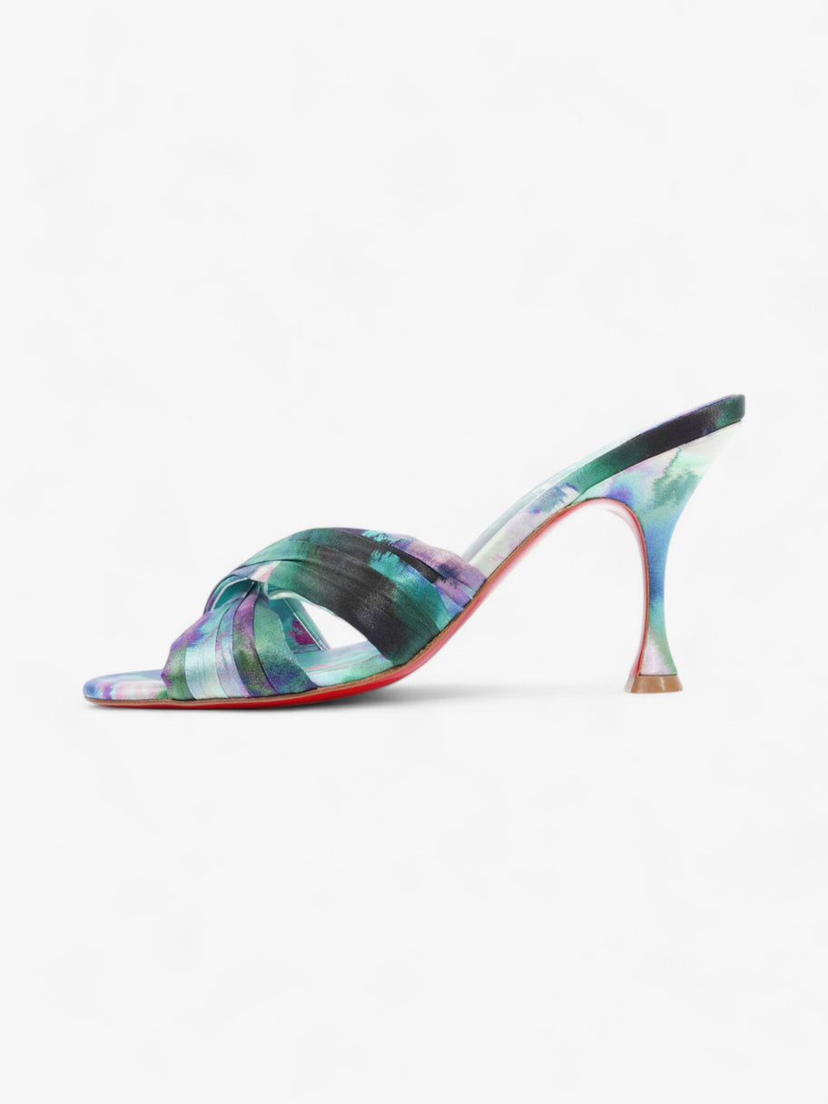 Christian Louboutin Nicol Is Back 85 Multicolour  Satin EU 39 UK 6 Image 5