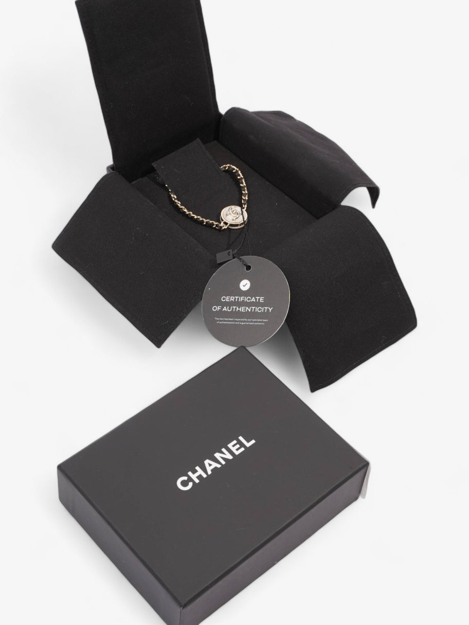 Chanel CC Chain Choker Black / Gold Base Metal 30cm Image 6