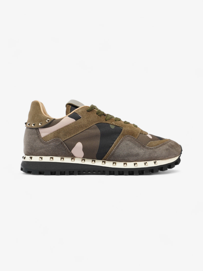  Rockstud Runner Khaki Camo Suede EU 37.5 UK 4.5