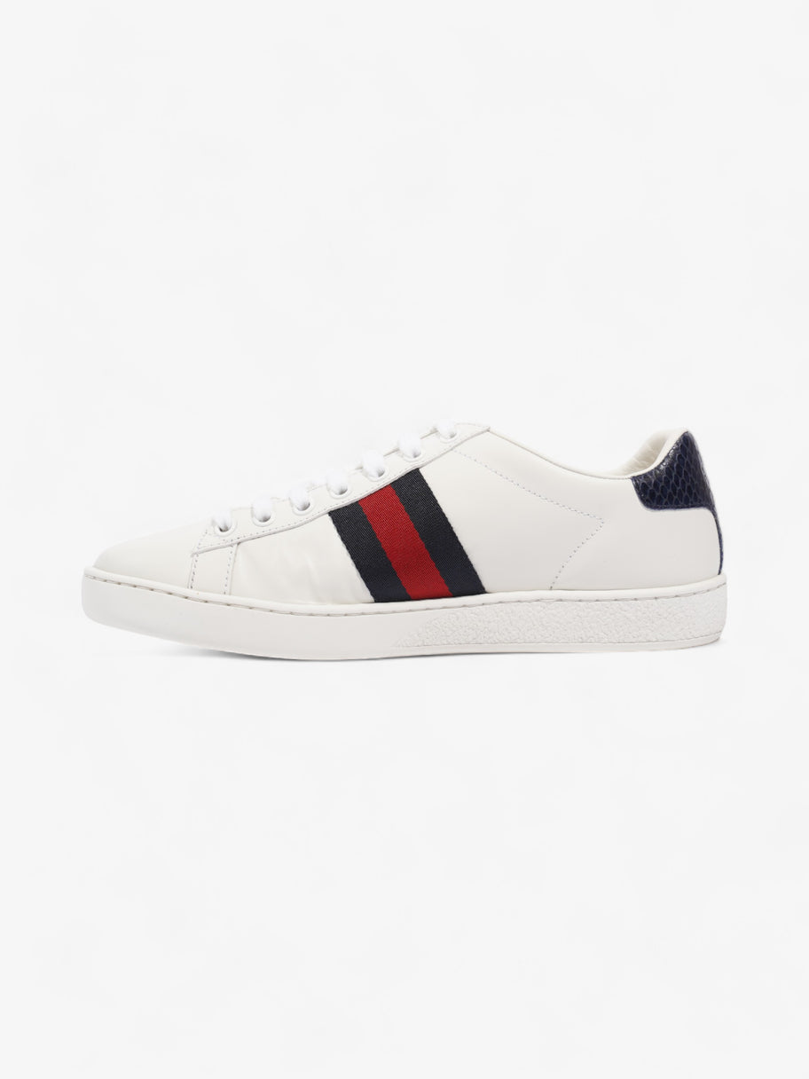 Gucci Ace Sneakers White / Navy Blue / Red Leather EU 37 UK 4 Image 3