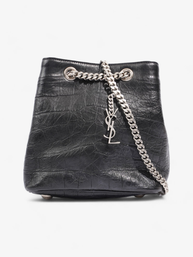  Saint Laurent Emmanuelle Baby Black Embossed Leather