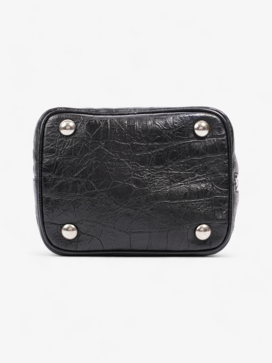 Saint Laurent Emmanuelle Baby Black Embossed Leather Image 7