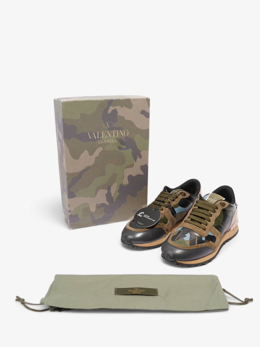 Valentino Rockrunner Green camo / Navy Leather EU 36 UK 3 Image 11