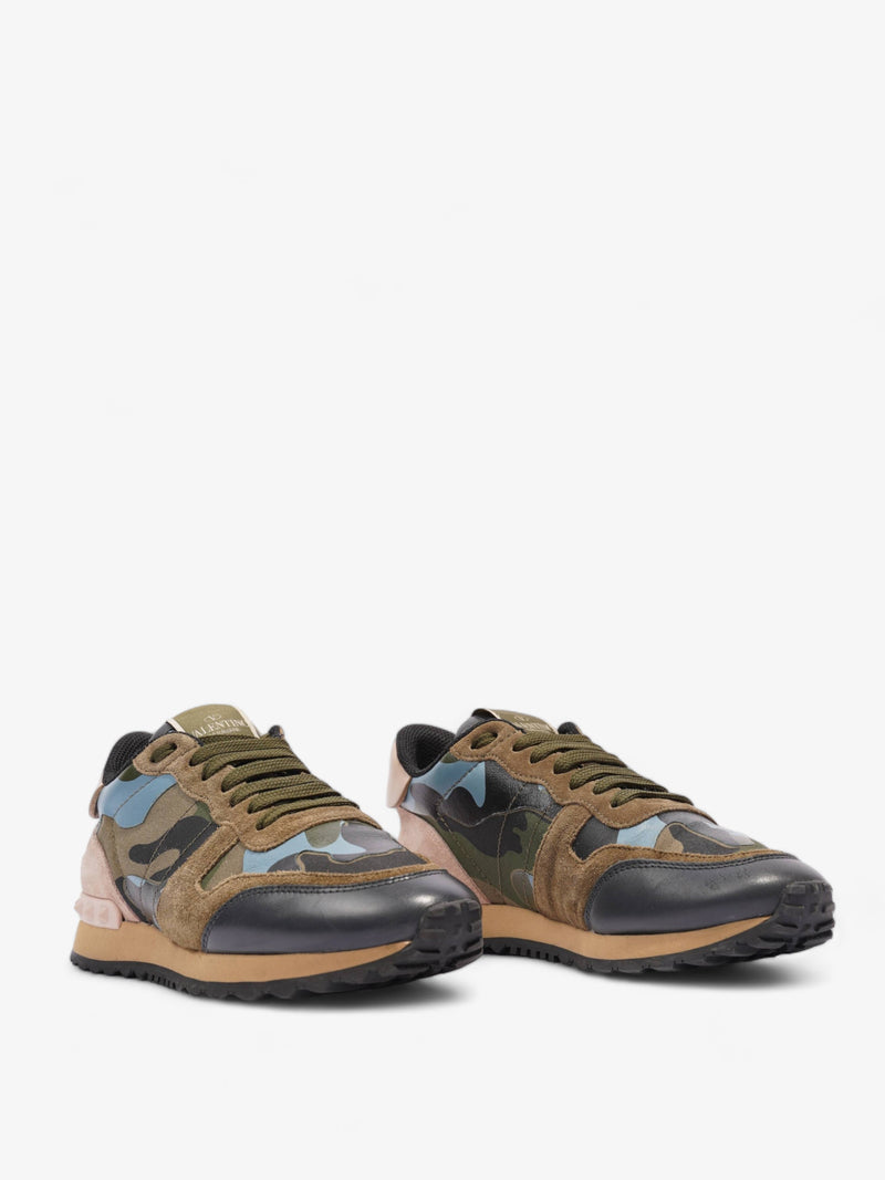  Valentino Rockrunner Green camo / Navy Leather EU 36 UK 3