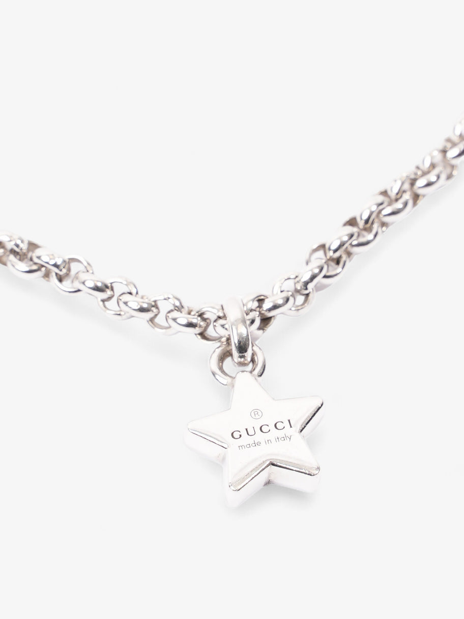 Gucci Star Pendant Necklace Silver Silver Sterling Image 2