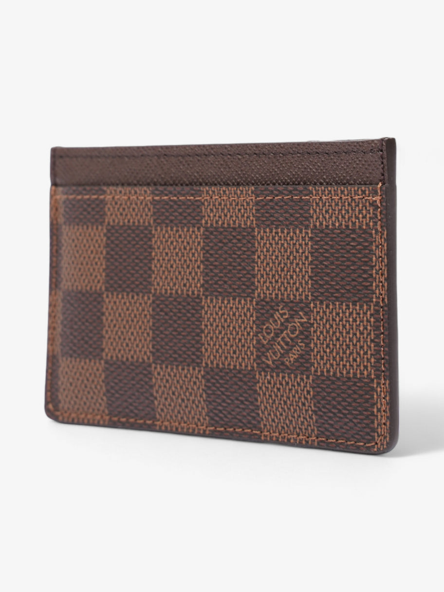 Louis Vuitton Card Holder Damier Ebene / Brown Coated Canvas Image 2