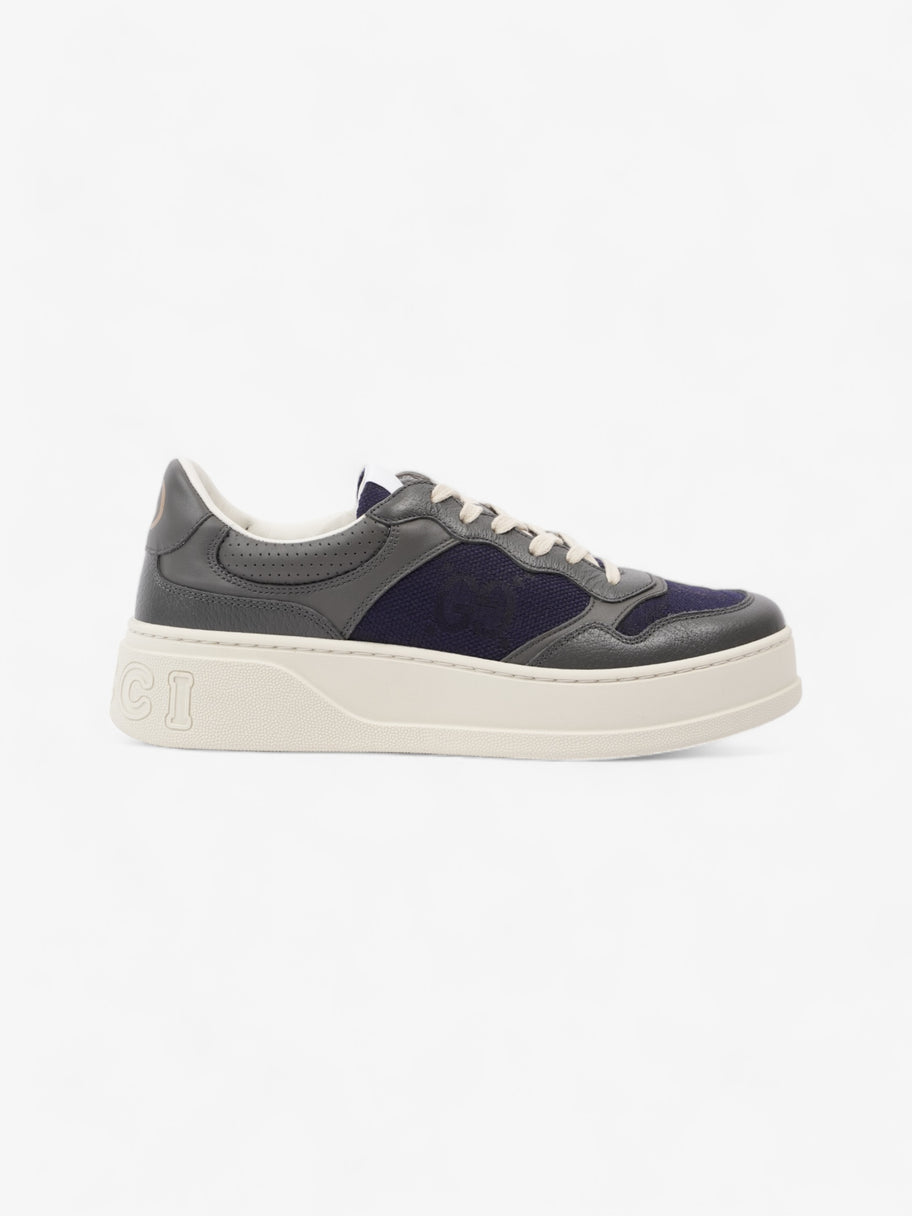 Gucci GG Sneakers Navy / Grey Canvas EU 43 UK 9 Image 1