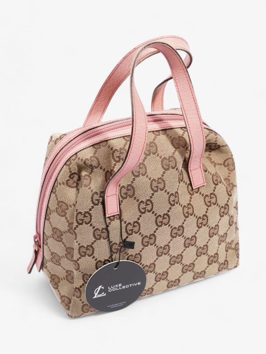 Gucci Dome Bag GG Supreme / Pink Canvas Mini Image 9