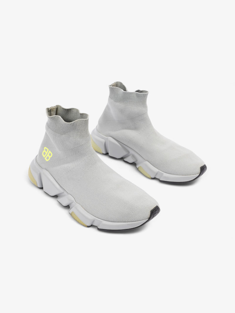  Balenciaga Speed Clear Sole Grey / Yellow Cotton EU 40 UK 7