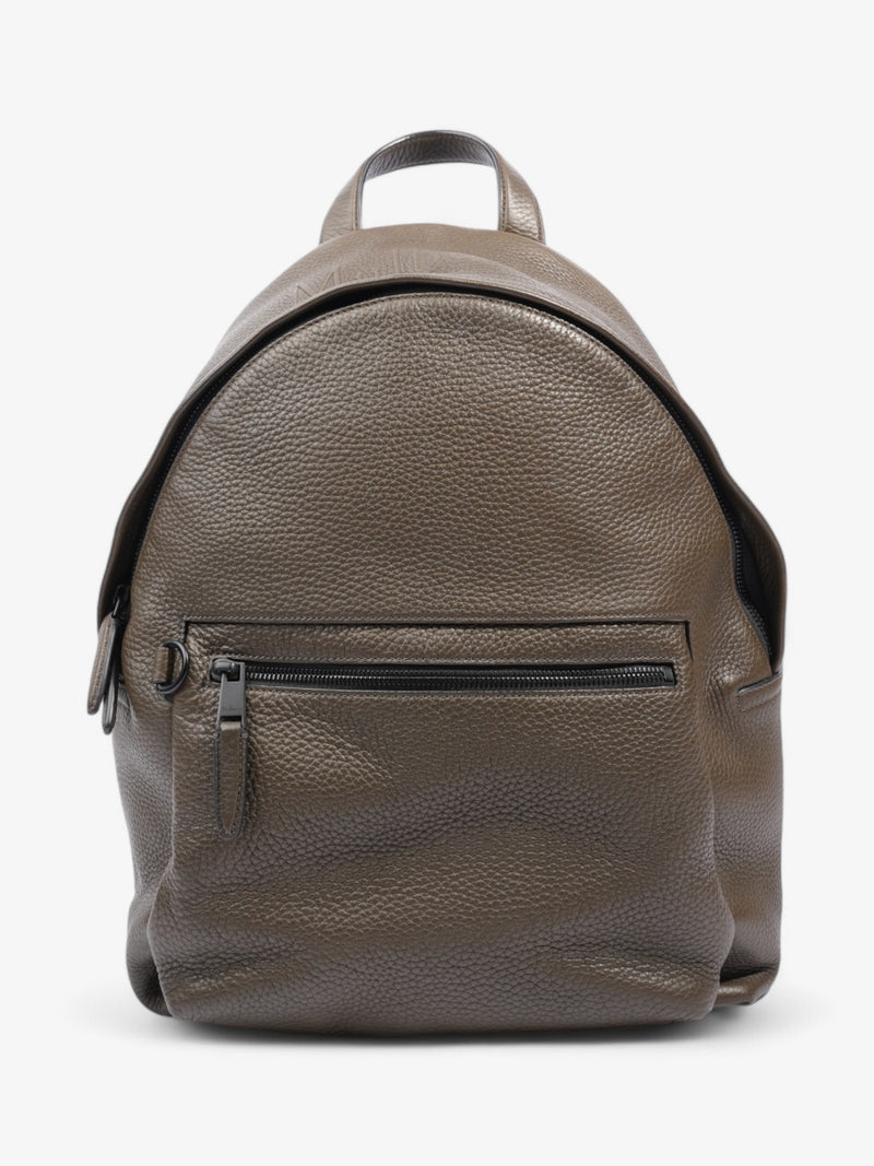  Mulberry Backpack Khaki Grained Leather