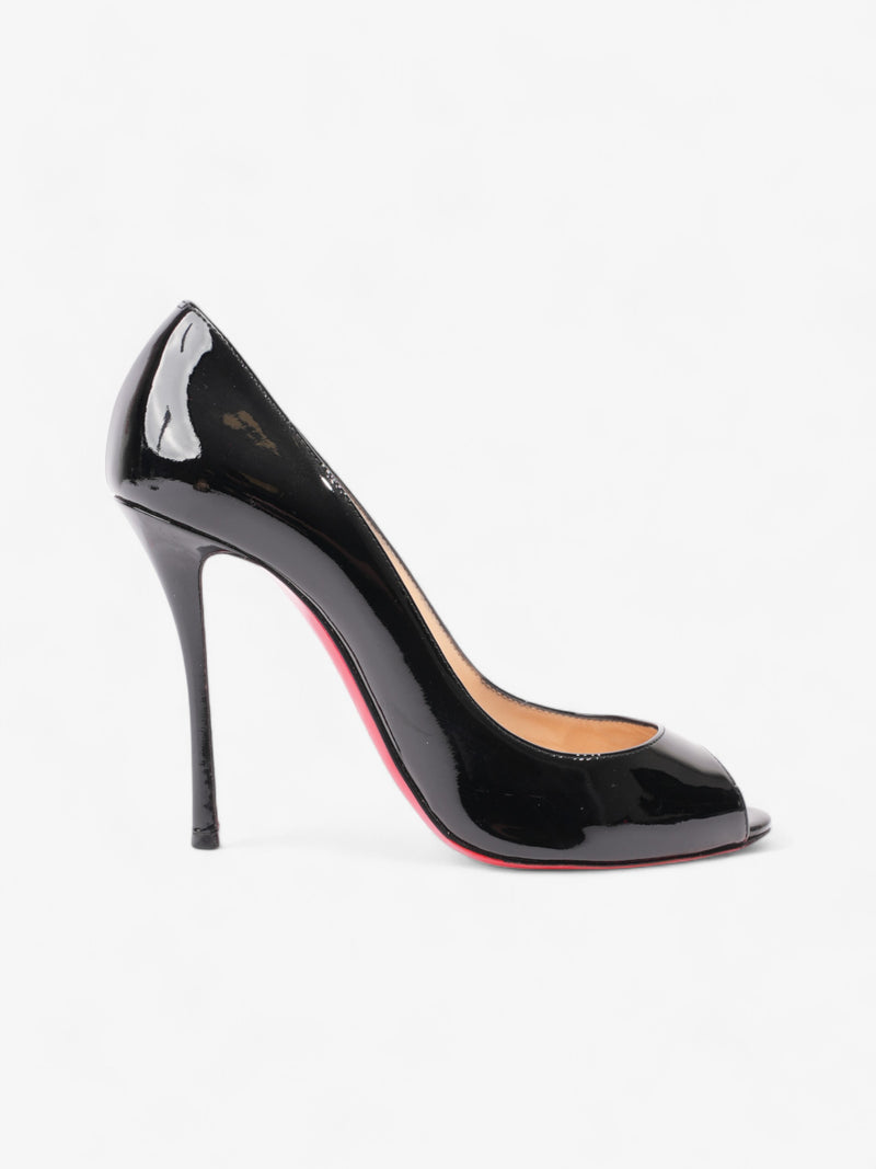  Christian Louboutin Yootish  100 Black Patent Leather EU 38.5 UK 5.5