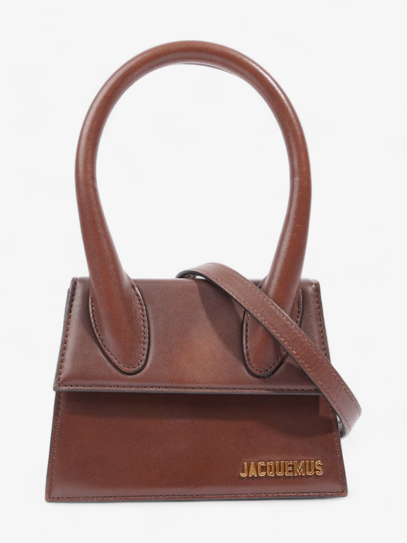  Jacquemus Le Chiquito Moyen Brown Leather