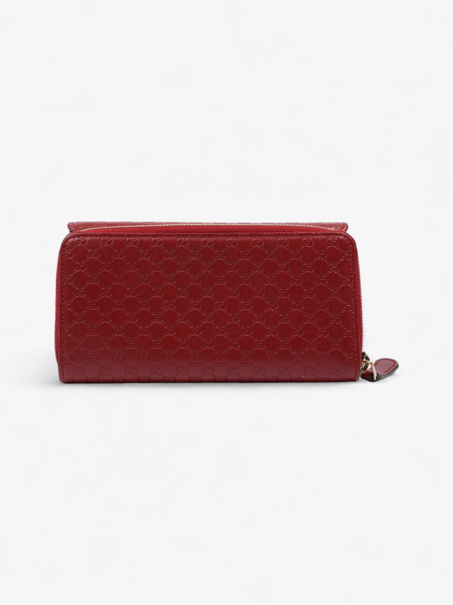 Gucci Soft Microguccissima Continental Wallet Red Leather Image 2