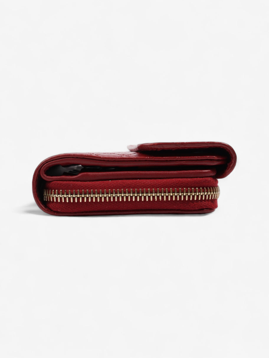 Gucci Soft Microguccissima Continental Wallet Red Leather Image 4