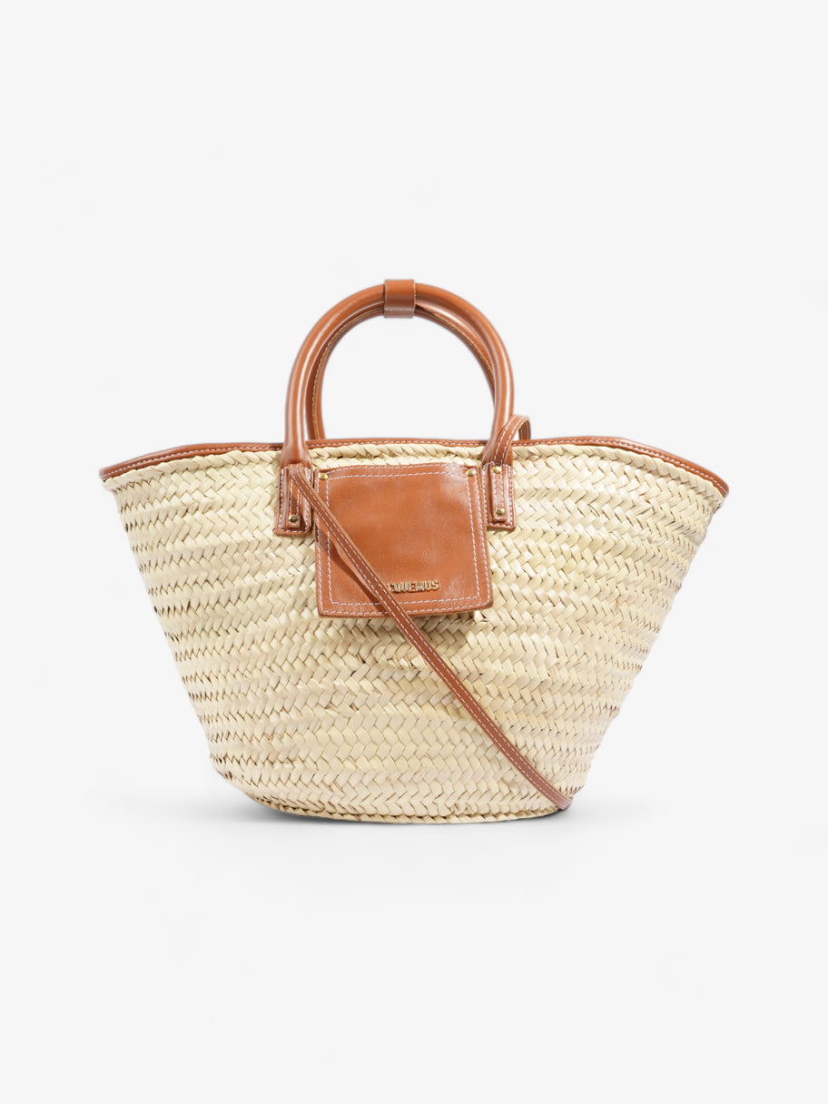 Jacquemus Le Panier Soli Natural / Brown Raffia Image 1