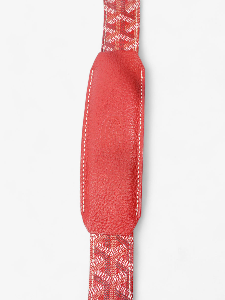 Goyard Grand Bleu Rouge Coated Canvas MM Image 11