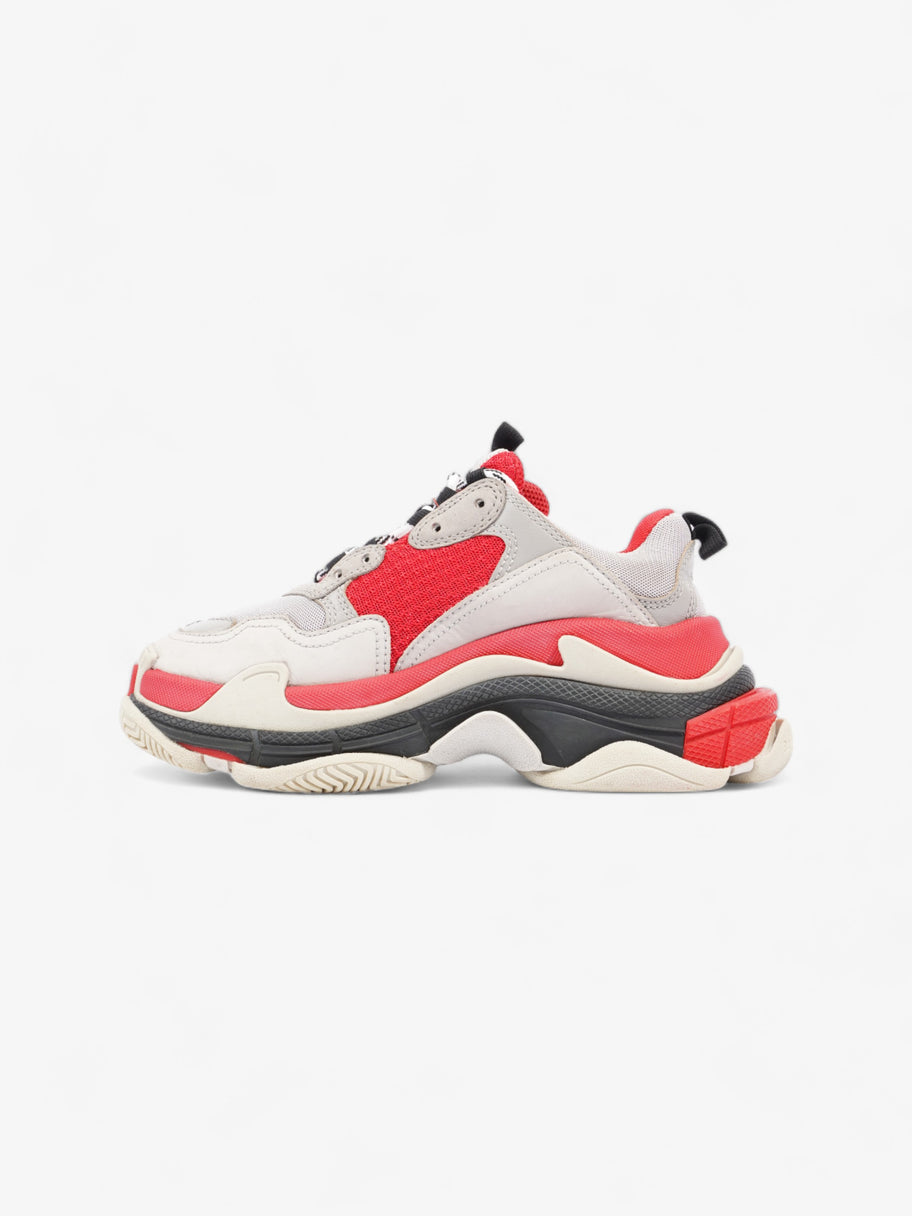 Balenciaga Triple S Sneaker Red / Grey Mesh EU 36 UK 3 Image 3