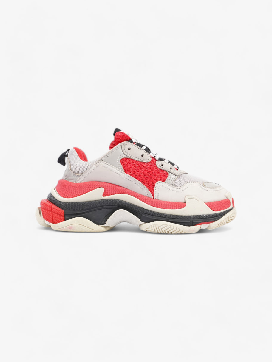 Balenciaga Triple S Sneaker Red / Grey Mesh EU 36 UK 3 Image 4