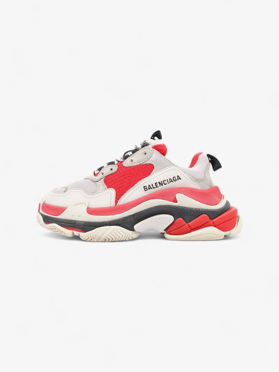 Balenciaga Triple S Sneaker Red / Grey Mesh EU 36 UK 3 Image 5