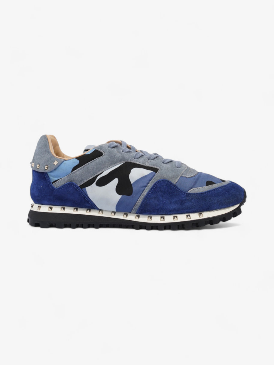 Valentino Rockstud Sneakers Blue / Black Suede EU 43 UK 9 Image 1